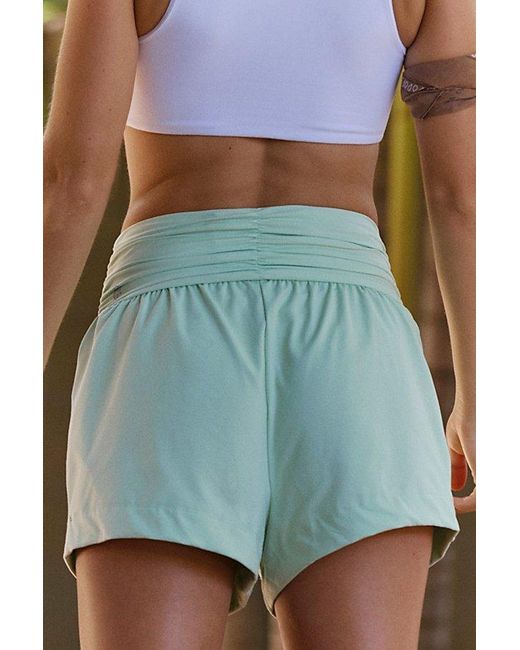 Fp Movement Green Retreat Yoga Shorts