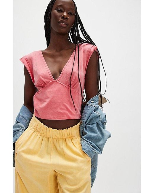 Free People Multicolor Ivy Tee