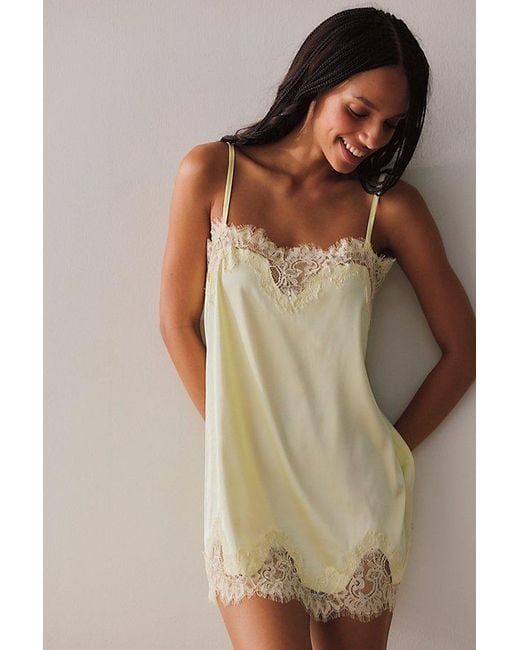 KAT THE LABEL Brown Olivia Mini Slip Dress