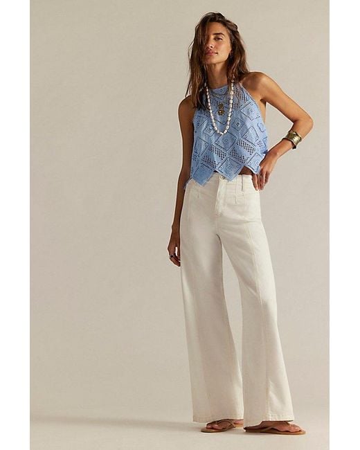 Free People Multicolor We The Free Libre Wide-Leg Jeans