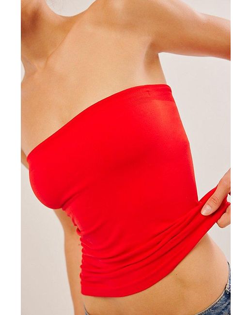 Free People Red The Carrie Tube