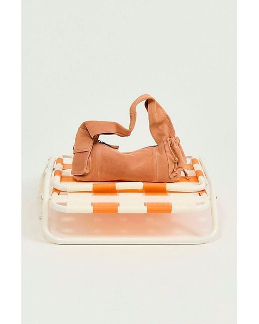 Free People Multicolor Soto East West Suede Shoulder Bag