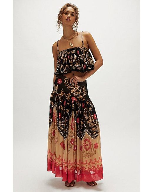 Bali White Almost Like Fate Maxi Skirt Set