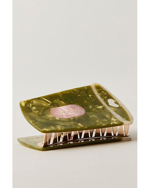 Solar Eclipse Metallic Hand-Painted Claw Clip