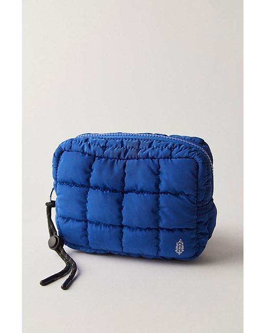 Fp Movement Blue Quilted Mini Case