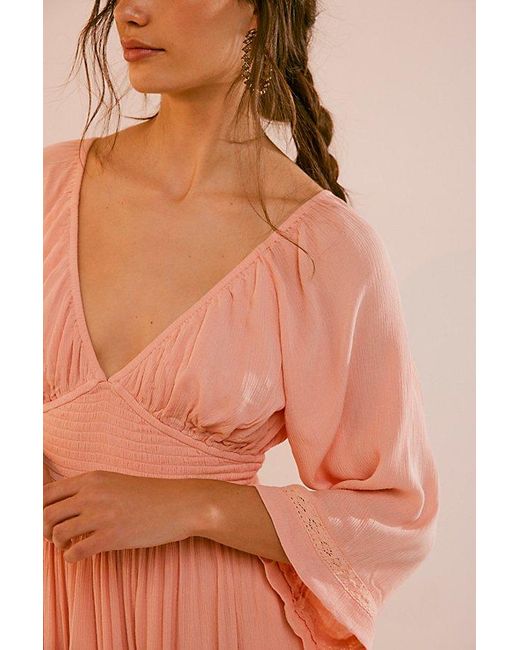 Free People Pink Dixie Maxi