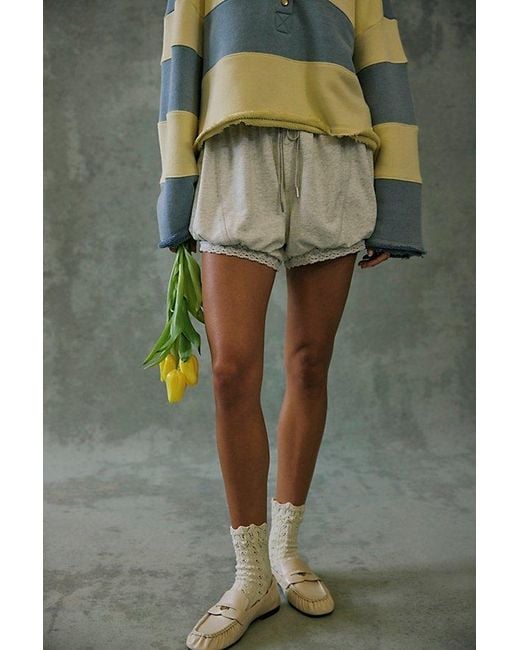Intimately By Free People Blue Slow Motion Bloomer Shorts By