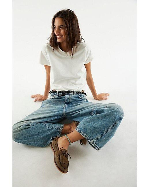 Free People Gray We The Free Everyday Tee