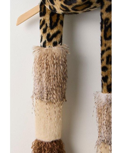 Anna Sui Natural Multi Fur Scarf