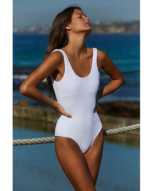 It's Now Cool Blue The Backless One Piece Swimsuit