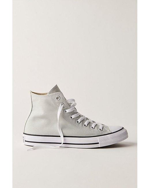 Converse Gray Chuck Taylor All Star Hi Top Sneakers