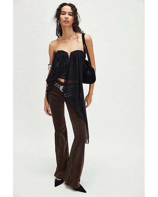 Bec & Bridge Black Amiah Drape Top