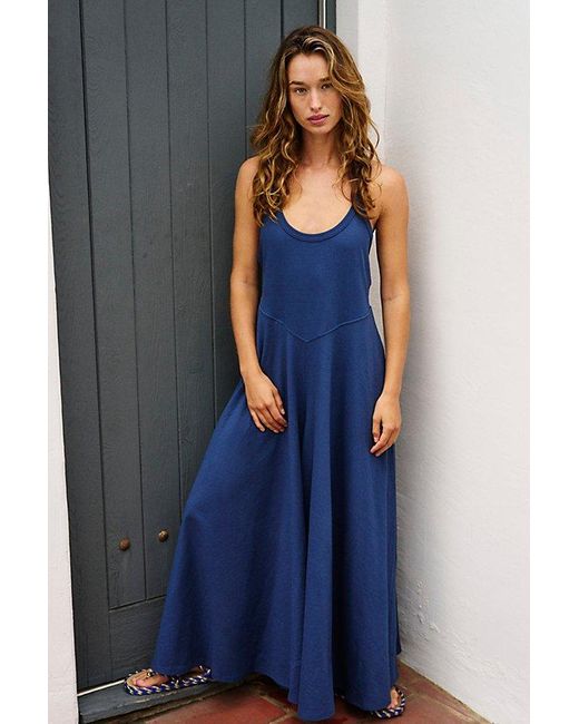 Free People Blue Cindy One-piece