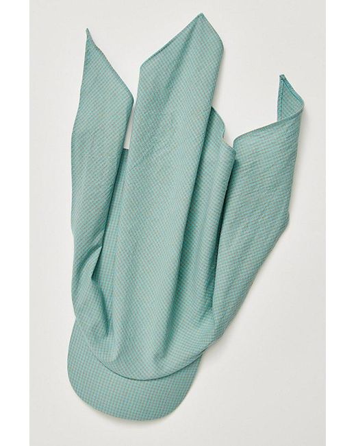 Free People Green Scarf Baseball Hat