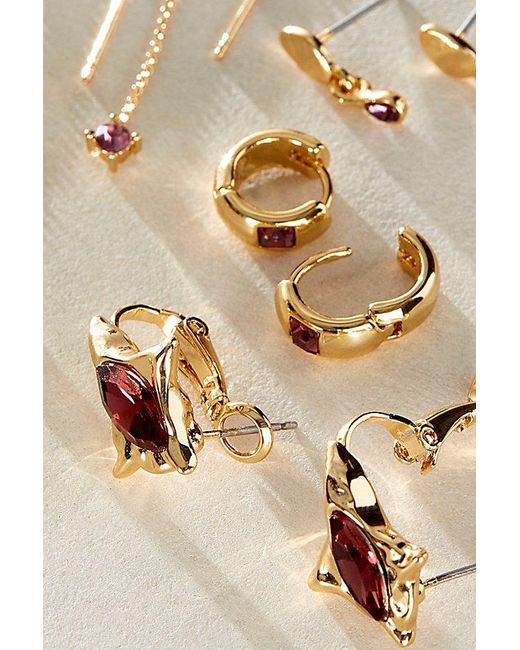 Free People Natural Baez Plated Earrings