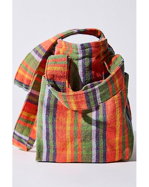Free People Red Baby Oksana Tote