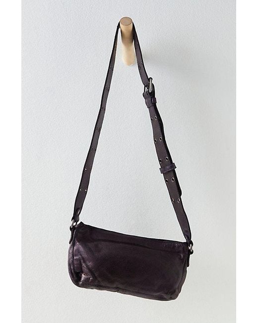 Free People Blue Wade Leather Sling