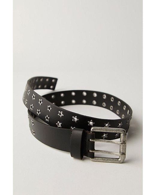 Free People Black Virgo Leather Belt