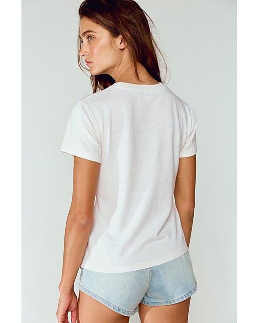 Re/done White Bare Minimum Tee