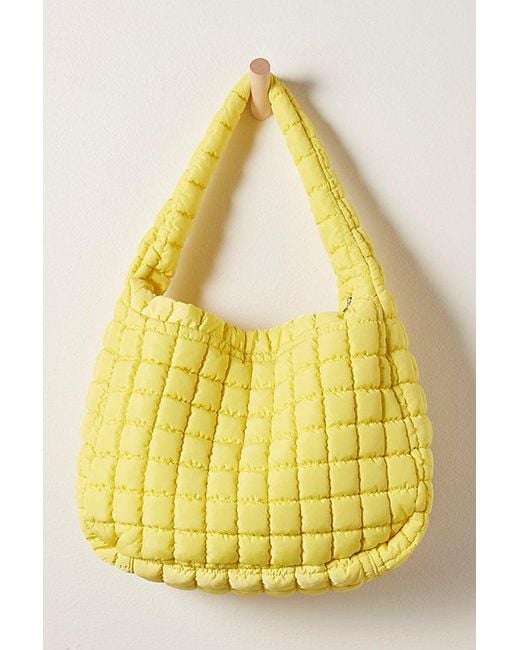 Fp Movement Yellow Quilted Carryall