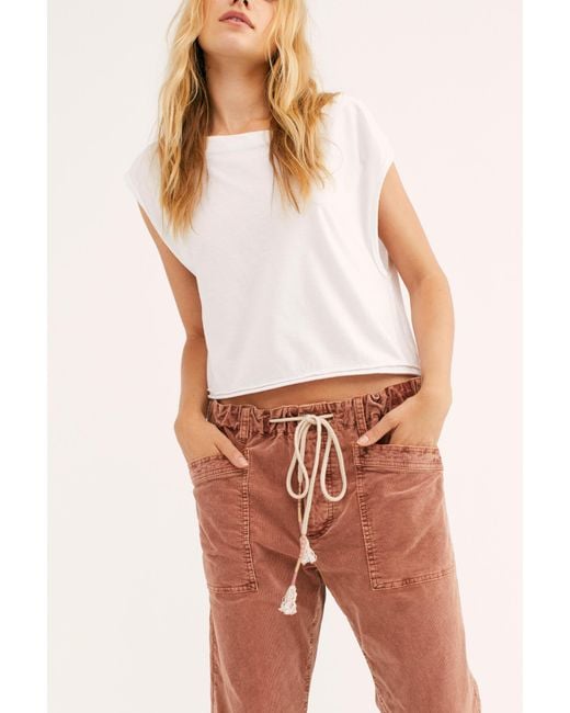 Free People Multicolor City Slouch Cord Pants By We The Free