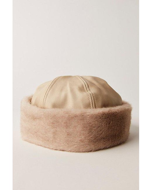 Free People Natural Vegan Cozy Fisherman Hat