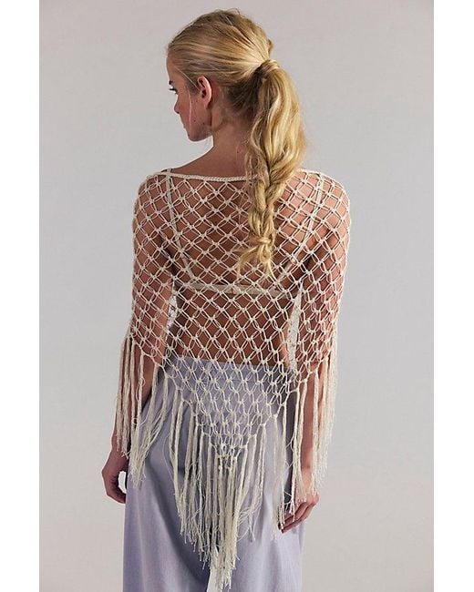 Urban Outfitters Brown Mountain Strings Poncho