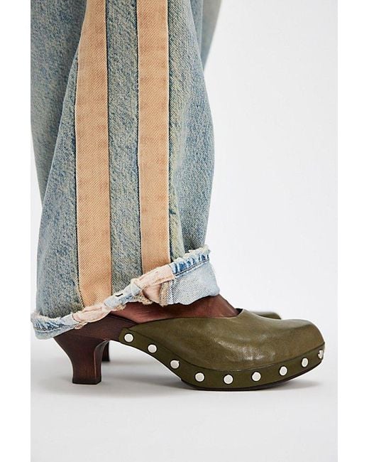 Jeffrey Campbell White Blakeney Mini Clogs