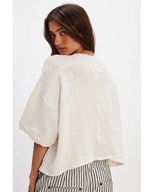Free People Multicolor Flashback Cardi Tee
