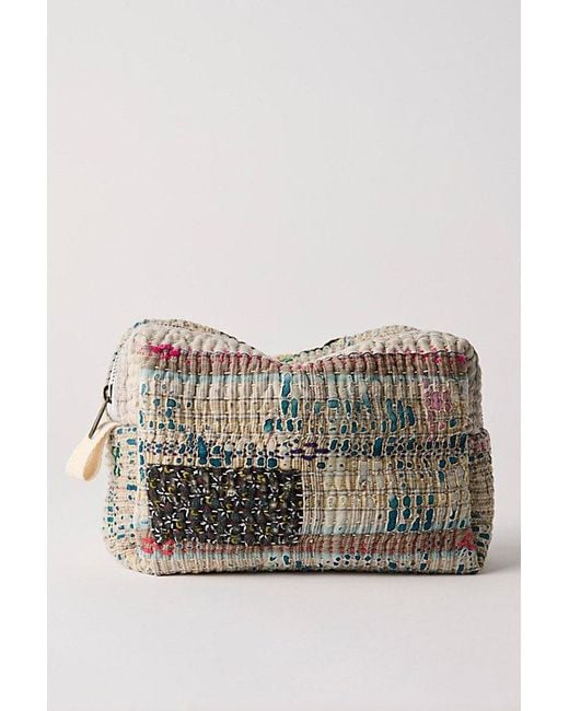 Free People Gray Jenna Bee Pouch