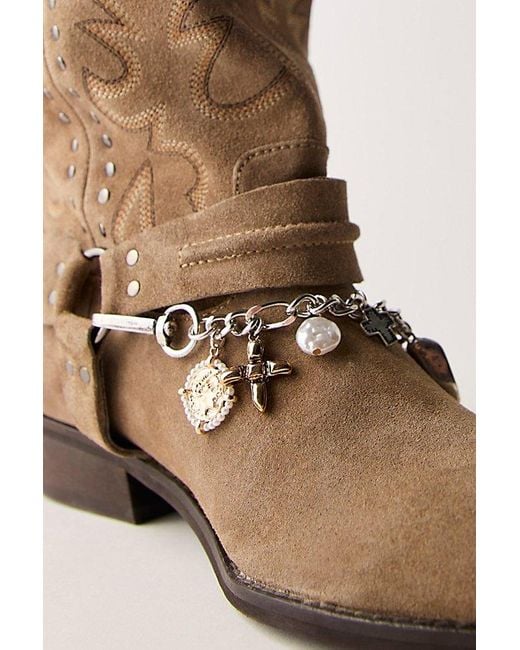 Free People Brown Charmed Boot Swag