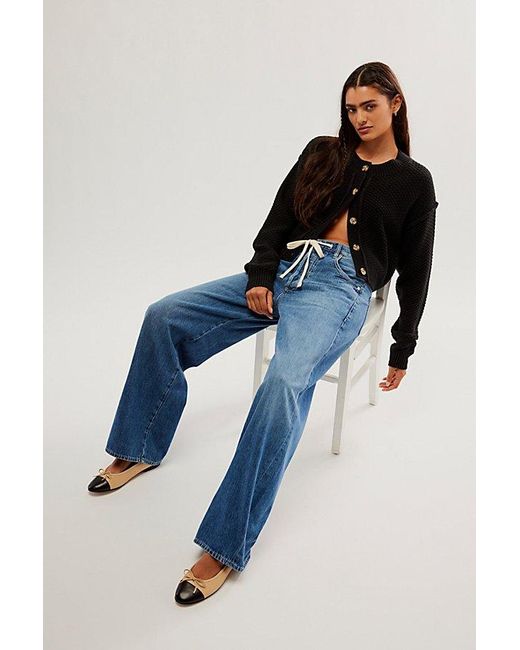 Citizens of Humanity Blue Brynn Drawstring Trousers