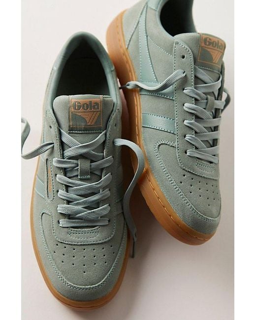 Gola Green Hawk Suede Sneakers