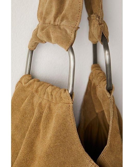 Free People Bobbi Slouch Suede Tote | Lyst