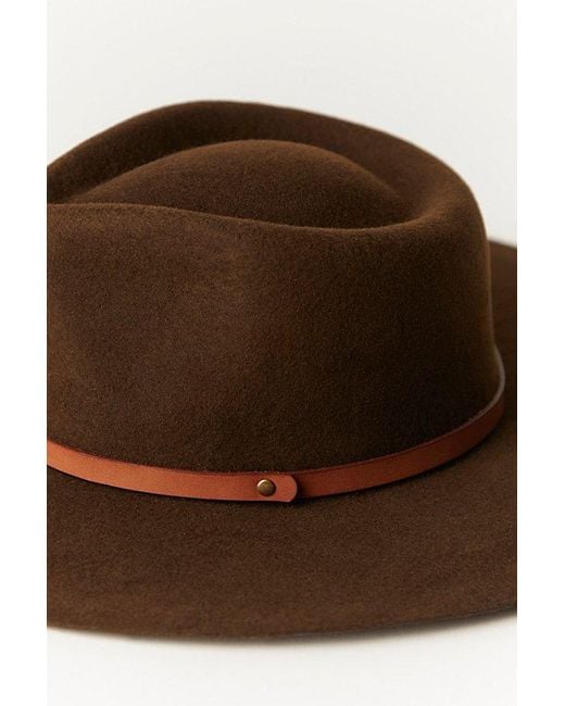 Made By Minga Brown La Vida Wool Rancher Hat