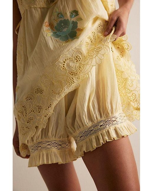 Intimately By Free People Natural Eye Catcher Bloomsie Romper By