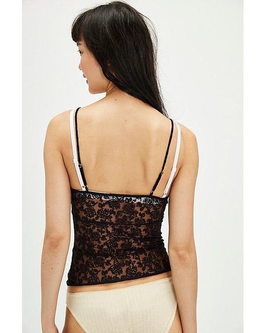 Intimately By Free People Black Turning Heads Cami