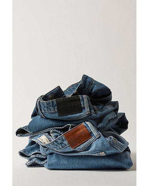 Free People Blue We The Free Tennessee Low-Rise Boyfriend Jeans