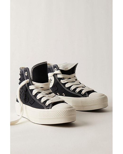 Converse Black Chuck Taylor All Star Lift Greenhouse Sneakers