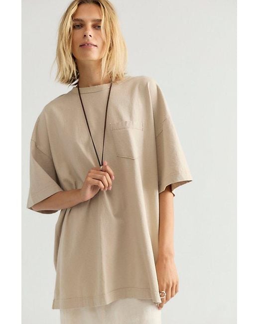 Free People Natural Good Luck One-Size Tee