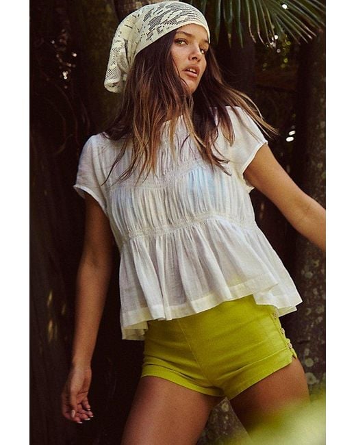 free-est Multicolor Aven Cotton Top By