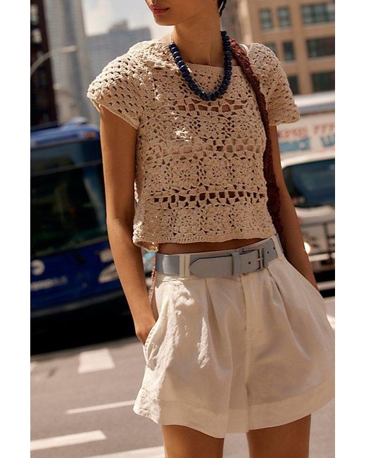 Free People Multicolor Marina Trouser Shorts
