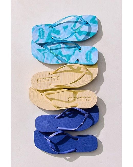 Havaianas Gray Slim Square Jelly Blossom Flip Flops