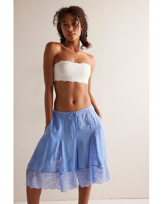 Free People Blue Made You Look Shorts