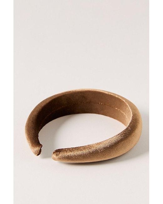 Free People Brown Velvet Halo Headband