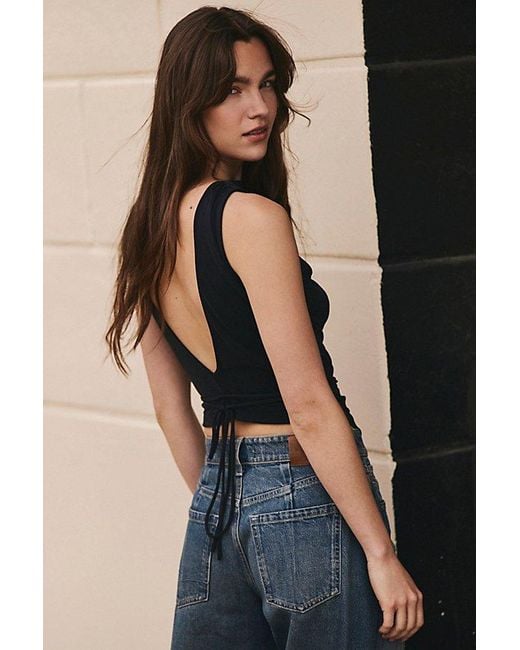 geel Black Portia Top