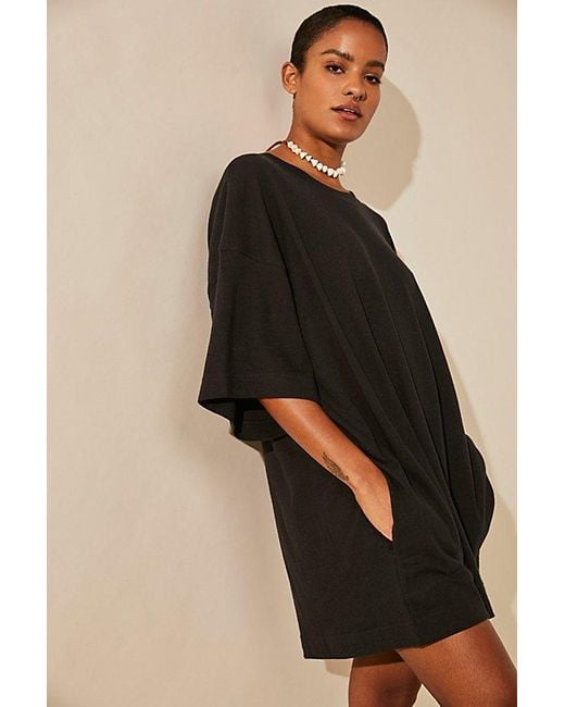 free-est Natural Essential Extreme Tee Mini Dress By