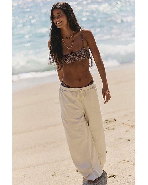 free-est Natural Dakota Solid Pants By
