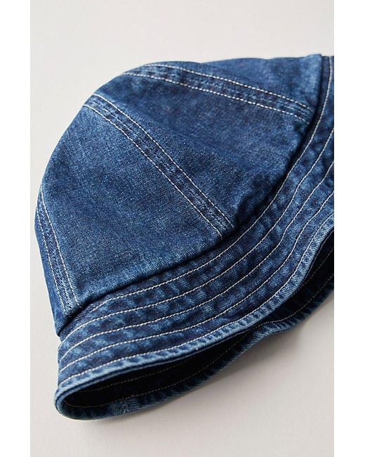 Free People Blue Malie Bucket Hat
