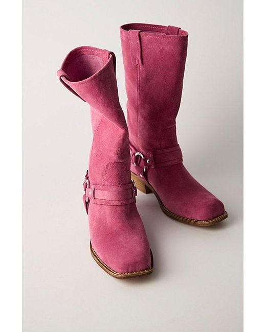 Jeffrey Campbell White Coyote Country Harness Boots